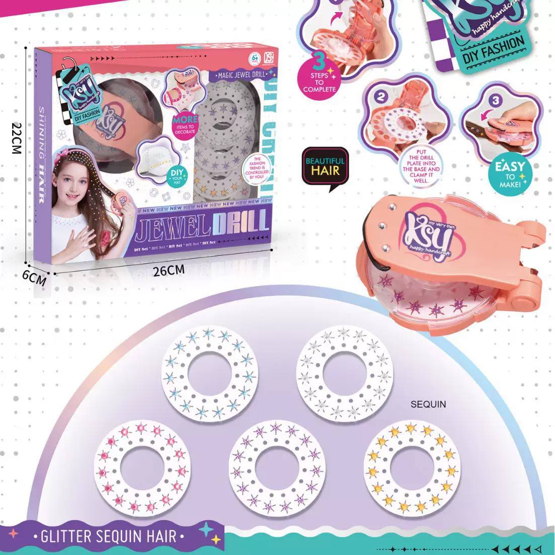 دستگاه نگین زن و اکلیل مو Jewel Drill