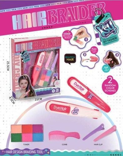 دستگاه بافت و رنگ موقت مو مدل Hair Braider