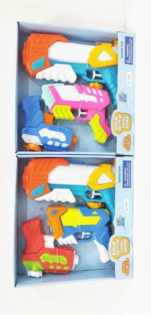 ست ۳ عددی تفنگ آب‌پاش کودک مدل Water Gun مجموعه Mega Splash